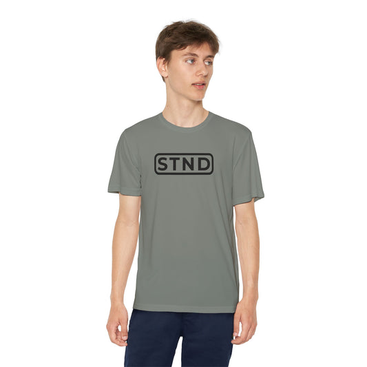 STND Youth Performance T-Shirt – Moisture-Wicking Athletic Tee