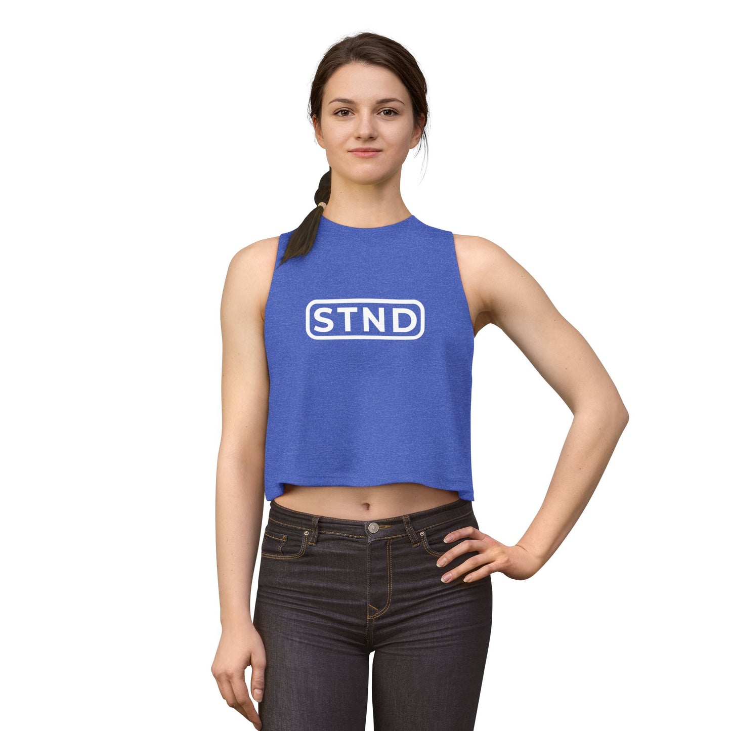 STND Women's Crop Top — back | STND Apparel