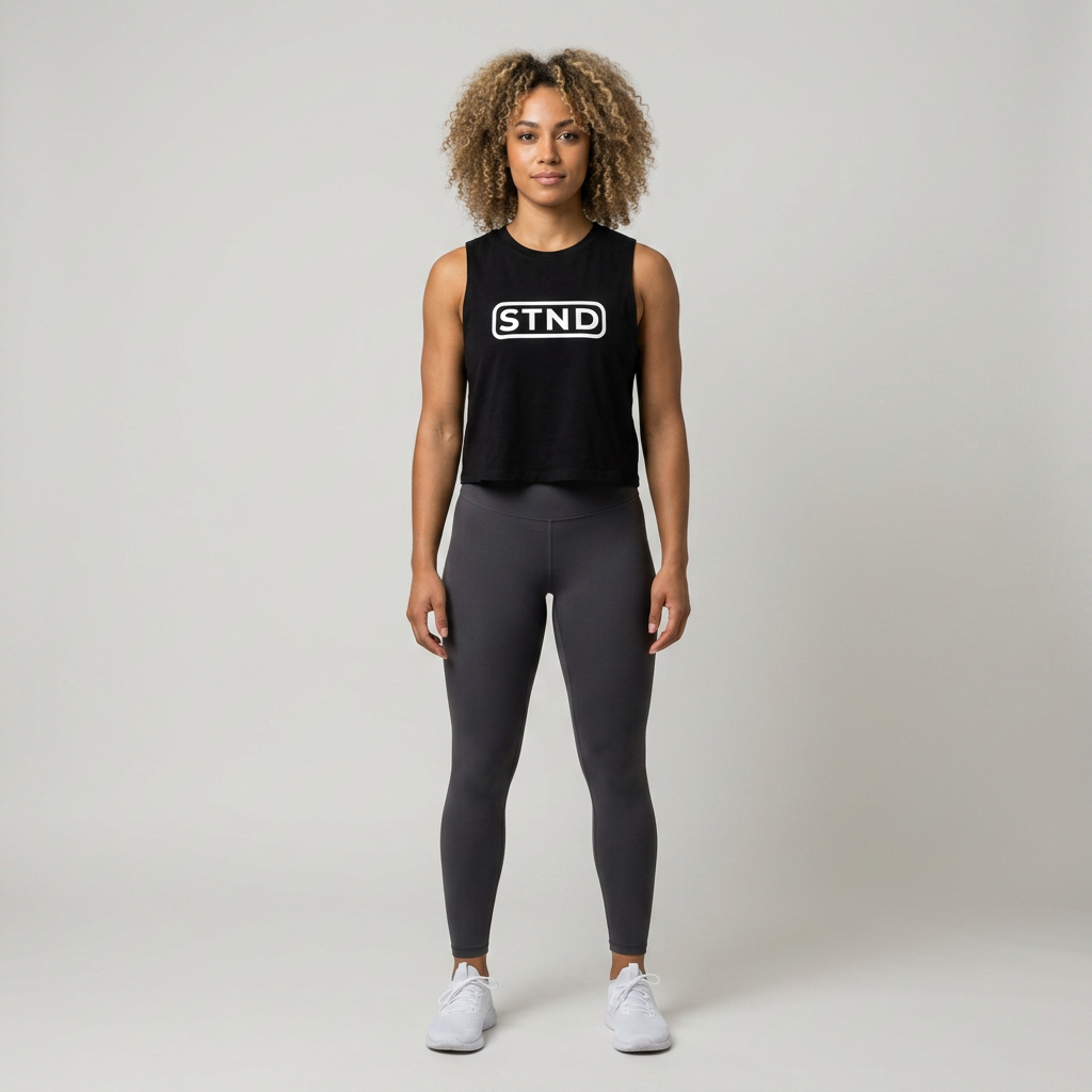 STND Women's Crop Top — front | STND Apparel