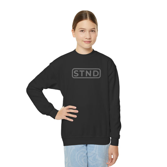 STND Youth Crewneck Sweatshirt | Strength Through Struggle