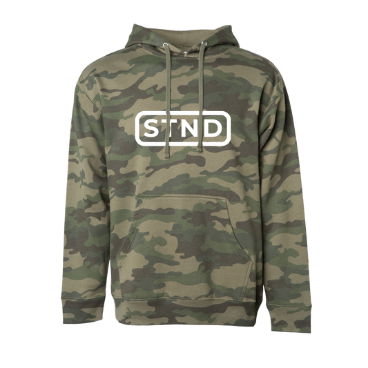 STND Camo Hoodie – Limited Drop Heavyweight Streetwear Hoodie